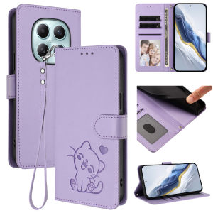 Casing for Xiaomi Redmi Note 15 5G Note 15 Pro 5G Note 15 Pro 4G Note 15 Pro+ 5G Cute Cartoon Cat Flip Wallet PU Leather Book Cover Case Card Slot Design