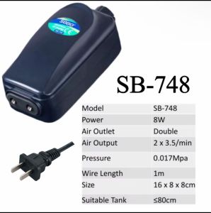 《Msia Stock》SOBO Aquarium Fish Tank Air Pump 4X4L /Min Power 12W SB-988/SB-948 Akuarium Pam Oksigen