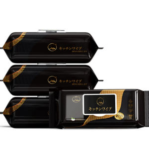 【SKIT SG】80 Sheets Home Kitchen Cleaning Wipes Heavy Grease Oil Removal Antibacterial Large Thick Disposable Wipes for Kitchen Stove Sink Table Counter Household Cleaning Paper Towel Wet Tissue Degreasing 80s Kitchen Wipes Stove Sink Essential 80pcs/Pack