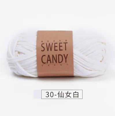 🇸🇬(41colors)100g Sweet Candy Tee Shirt Yarn / Crochet / Knitting / T Shirt Yarn / Cloth Yarn