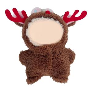 17CM Plush Doll Clothing Stylish Jumpsuit Doll Outfit Soft Polyester Doll Animal Costume for Anime Sitting Doll Figure