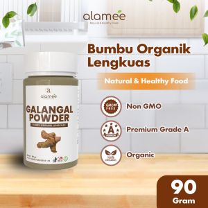 ALAMEE Lengkuas Bubuk Asli Galangal Seasoning Powder Murni Tanpa Campuran Bumbu Dapur Tabur 90g