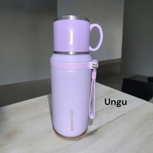 Termos Join Hands Stainless Steel 316 Premium Botol Minum Cangkir 600ml Tahan Panas Dan Dingin