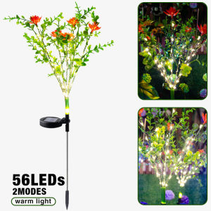 Solar flower for cemetery Sunflower Lights Garden Light Outdoor Waterproof for Courtyard Sidewalk Terrace Lawn Backyard Landscape Pathway Christmas Tree Cemetery