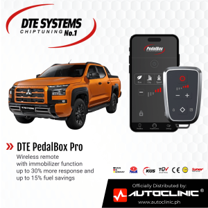 DTE PedalBox Pro for Mitsubishi Triton 2024 to Present Throttle Controller Wireless Remote with Immobilizer Made in Germany