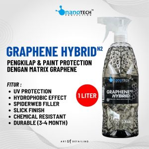 GRAPHENE HYBRID 1L - nanoTECH PROTECTION - NANO CERAMIC SOFT COATING INSTANT - PAINT PROTECTION PENGKILAP MOBIL WAX MOTOR - SEALANT SPRAY GUARD