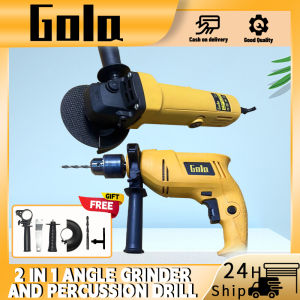 【3IN1】 MMA-500 Portable Igbt Inverter Welding Machine + Powerful Angle grinder and Impact Drill