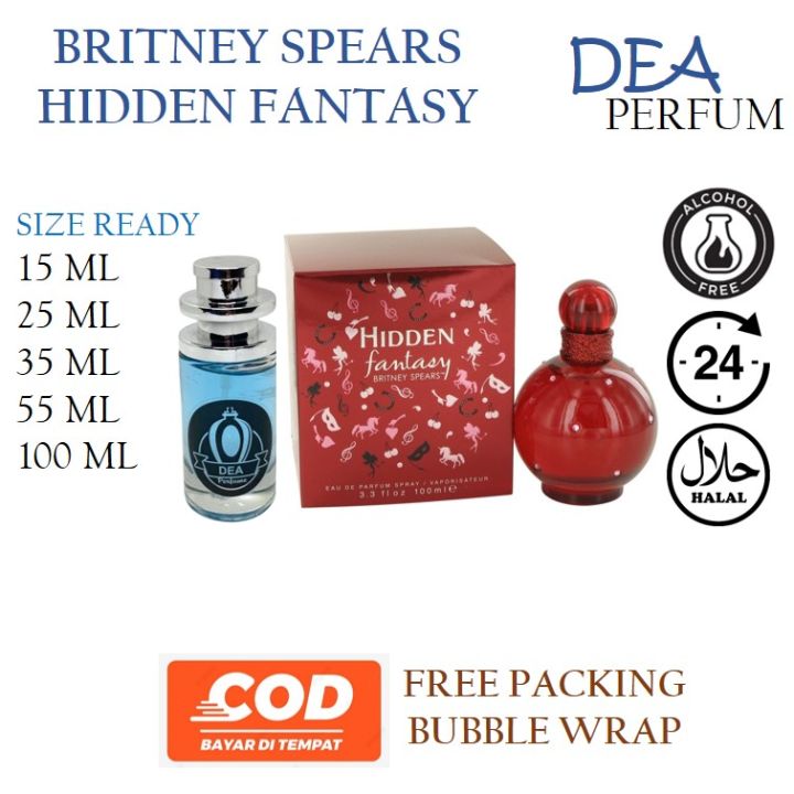 PARFUM WANITA BRITNEY SPEARS HIDDEN FANTASY WANGI TAHAN LAMA 15