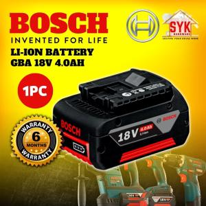 SYK BOSCH Battery 18V 4.0 AH Lithium Ion Battery Rechargeable Battery Power Tools Bateri Cas Semula - 1600A00163