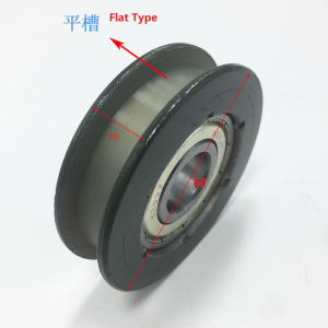 Toshiba Elevator Hanger Roller Flat Type 60x16mm 6203z (10pcs/lot) LML Elevator Parts 东芝电梯门吊轮平曹配件
