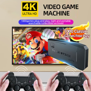 Controller Game 4K HDMI GAME STICK TV 64GB 10000 Video Game Console 2.4G Wireless Controller Family