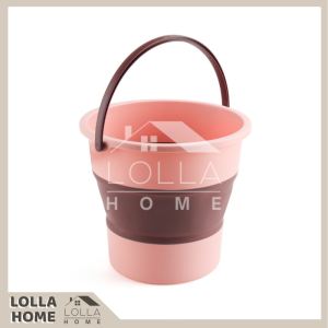 5L/10L/17L dilipat Baldi air  5L/10L/17L Foldable Bucket Collapsible Pail Water Bucket Portable Handle Folding Bucket Baldi Lipat Tong Air 折叠桶 水桶