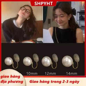 [COD] SHPYHT Giao hàng địa phương Ngọc Trai Tai Clip Thời Trang Mà Không Có Lỗ Tai Bông Tai Đơn Giản Tai Cuff Giả  Đồ Trang Sức Thời Trang Bông Tai Ngọt Ngào Cho Phụ Nữ