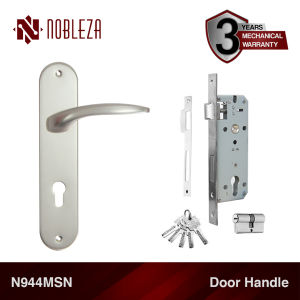 NOBLEZA Door Handle Pintu Gagang Kunci Besar Gold Matte Satin Black Nikel N944