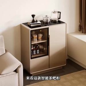 Hot Sale， Smart tea bar cabinet integrated cabinet home living room multi-function water dispenser wall-mounted dining side cabinet tea cabinet