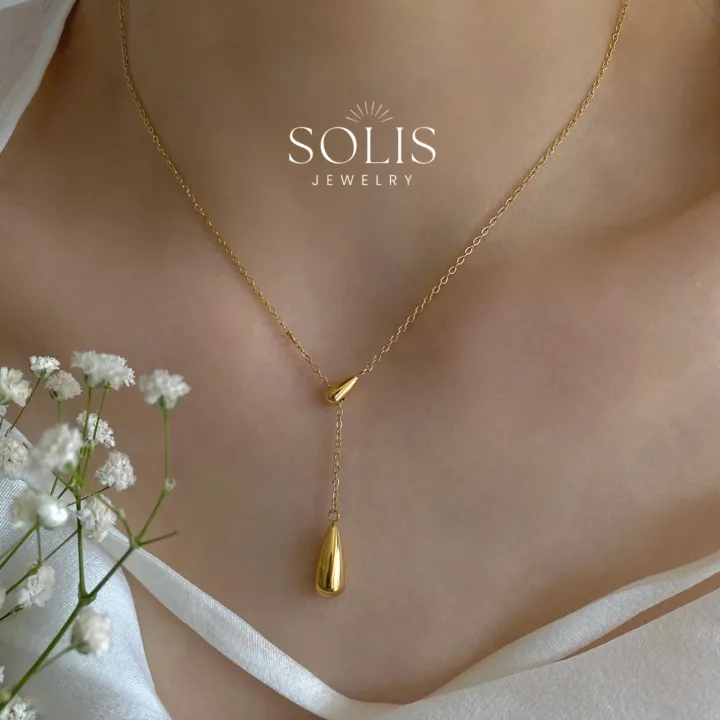 【TATIANA】WATER DROP PENDANT Necklace★送料・関税込 Water Drop Pendant – ÌTURA Jewelry