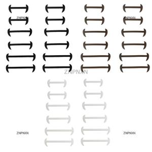 [COD] ZNPNXN 12ชิ้นยืดหยุ่นได้ผูกเชือกรองเท้าซิลิโคนขี้เกียจผูกเชือกรองเท้าชุดรองเท้า