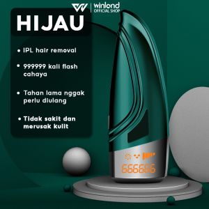 IPL laser Hair Removal Perontok Bulu Permanent Alat Penghilang bulu TANPA SAKIT 999000 FLASH cocok untuk pemula