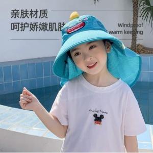 Children Sun Hats Infant Toddler Breathable Bucket Hats 0-8Yrs Kids Summer Beach Kids Bucket Cap