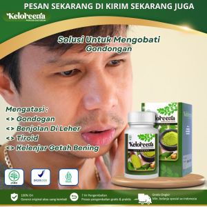 Keloreena - Obat Gondongan Kelenjar Getah Bening Hipertiroid Ekstrak Daun Kelor 100% Asli