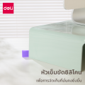 Deli แท่นวางจอคอม ชั้นวางจอคอมพิวเตอร์ ชั้นวางคอมพิวเตอร์ ชั้นวางโน้ตบุ๊ค ที่วางจอคอม พร้อมช่องใส่ของ ประหยัดพื้นที่ แข็งแรง อุปกรณ์สำนักงาน Monitor Riser. 