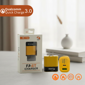 Qualcomm Fast Charger Adapter Quick Charge 3.0 40W Efficient Rapid Charging for Smartphones Tablets Compact Portable Des