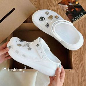 [Free Shipping] Lost Puff Clogs WomenS Sandals WomenS Outdoor Flip-Flops Beach Shoes Home Slippers WomenS Closed-Toe Shoes