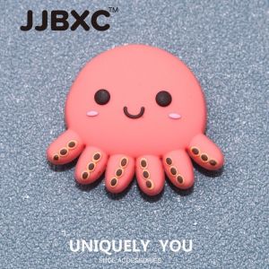 JJBXC CHARM Shoe Buckle cross Shoe Accessories Rainbow Octopus Motorcycle DIY Fashion Shoes Accessories