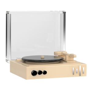 Miniature Old DISC Player For Model House Realistic Music Deck Permanent Plastic Thin Creative Family Connection Activity