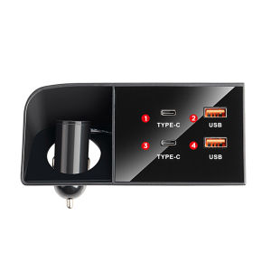 For WEY GWM Tank 300 2021-2024 USB Type-C Splitter Adapter Fast Charger Shunt Hub Docking Station Interior Product Accessories