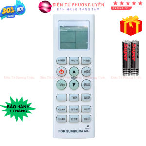 Điều khiển điều hòa SUMIKURA Mã 01 remote máy lạnh SUMIKURA - Tặng kèm pin - Điện Tử Phương Uyên