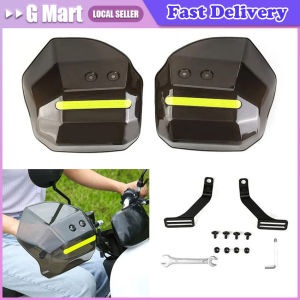 Motorcycle Scooter ebike Hand Guard Handguard Shield Windproof Motorbike Protector Modification Protective Gear Night Reflection