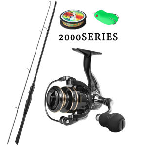 HAIYI FISHING คันเบ็ดสำหรับแข่งขันสีดำล้วนใหม่ พร้อมถ้วยลวดโลหะกลวง แป้นเกียร์โลหะทองเหลือง ชุดเบรกแม่เหล็ก 15 สปีด