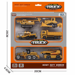2024 Alloy Car 1:64 Model Slide Toy Metal Construction Vehicle Urban Traffic Kids Boy Toys