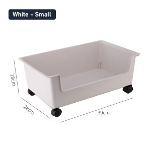 Storage Box With 360° Turn Wheels/Desktop Book Organizer School Bag Toy Storage Rack Roller Trolley Office Organiser