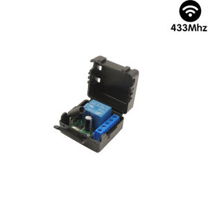 Mô-đun thu rơ le WenQia DC 12V 1Ch 10A công tắc điều khiển từ xa không dây với bộ phát ON/OFF cho khóa điện tử/ tự làm/ đèn/ LED-INTL