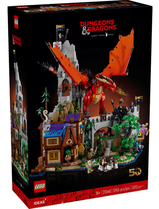 Lego Ideas 21348 Dungeons Dragons: Red Dragon's Tale New