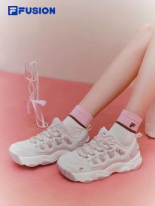 FILA WATERBEAR Women Sports  Vintage Sneakers Low-Top Thick-Sole Wear-Resistant Lightweight T12W643607F