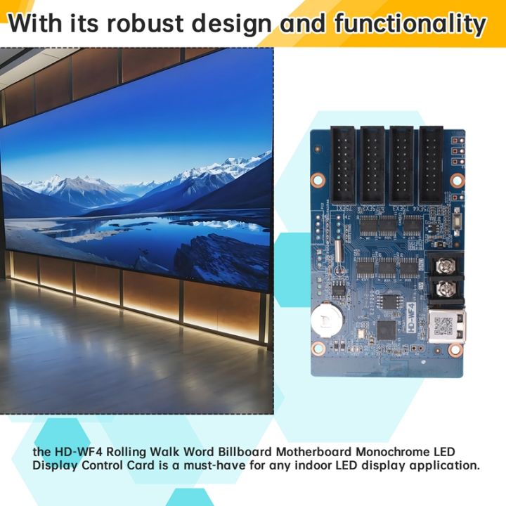 [dsdg mall]HD-WF4 LED Digital Signage Control Card Pixel Animation LED ...