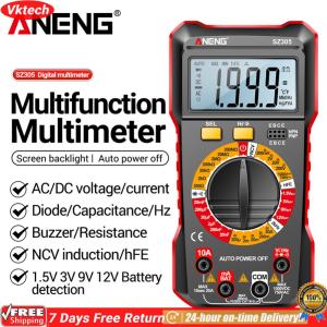 【Ready】【Vktech】ANENG SZ305 1999นับสมาร์ทมัลติมิเตอร์แบบดิจิตอลความจุความต้านทานแบบใช้มือถือเครื่องทดสอบมัลติมิเตอร์แบบดิจิตอลอัจฉริยะแรงดันไฟฟ้า DC AC แบตเตอรี่ขับเคลื่อนเครื่องมือไฟฟ้า