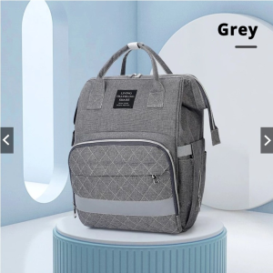 {SG} Large Baby Diaper Bag Maternity Nappy Bag Mommy Bag Diaper Backpack with Insulation Layer & Back Strap
