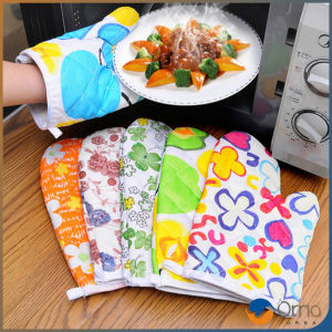 Orna ถุงมือกันความร้อน ถุงมือไมโครเวฟ จัดเก็บสะดวก จัดส่งคละลาย Cooking gloves