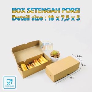 (Isi 25 pcs) Kotak Roti Bakar Bandung 18x75x5 & 20x75x5 Motif & Polos Food Grade 290gr Kemasan Roti Bakar Lamainasi Dalam Microwave Aman