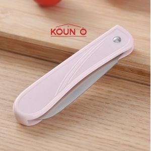 Pisau Dapur Lipat Pisau Travel Keramik Potong Memotong Buah Sayur Portable Folding Ceramic Knife