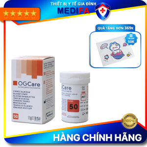 Que Thử Đường Huyết Ogcare Hộp 50 Que Thử Hàng Chính Hãng Date Xa