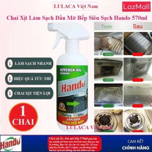 Chai Xịt Làm Sạch Dầu Mỡ Bếp Siêu Mạnh Hando 570ml