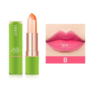 VEDO 💕COD Lipbalm Pemerah Bibir Aloe Vera Sooting Mouisturizing Lipstik Tahan Lama Anti Air Lipgloss Wanita Pelembab Bibir Lidah Buaya