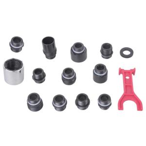 Sturdy Plastic Sink Sprayers Head Adapter Set for Kitchen Faucets With 360 Degree Rotating Functionality Daily Use