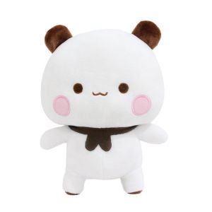 BQGRBT ขนปุยฟู ตุ๊กตาหมีแพนด้าบูบุ คอเล็กชั่น นุ่มนุ่มๆ ของเล่นตุ๊กตาสัตว์ยัดไส้ ตุ๊กตามากับเด็ก อินส์ Bubu และ Dudu Plush Toy เด็กวันเกิดคริสต์มาส