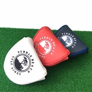 SGFDD Golf Putter Sports Protective Cover Golf Putter Accessories Golf Training Equipment PU Leather Putter Headcover Golf Mallet Putter Cover Golf Head Cover Golf Club Cover